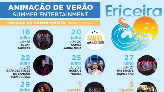 Animação de Verão da Ericeira 2023