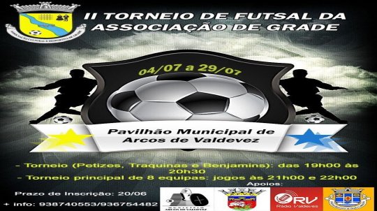 II Torneio de Futsal da Associação Cultural e Desportiva de Grade