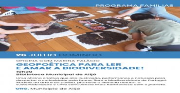 Oficina 'Geopoética para Ler e Amar a Biodiversidade' com Marina Palácio