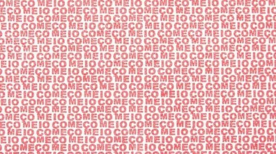 começo, meio, começo - Cinthia Marcelle