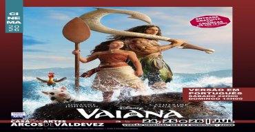 Exibição do filme 'Vaiana'