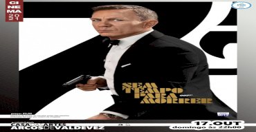 Exibição do filme '007: sem tempo para morrer'