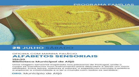 Atelier 'Alfabetos Sensoriais' com Marina Palácio