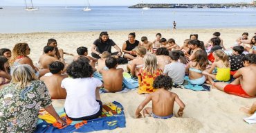 Na Areia Molhada, uma História Contada