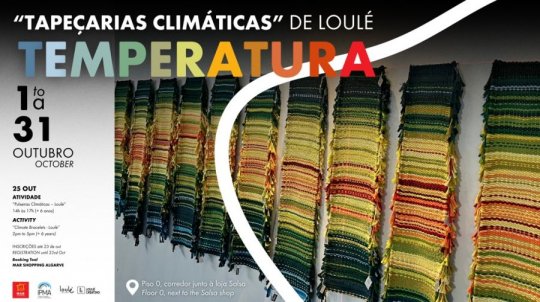 Tempestry: arte têxtil alerta para as alterações climáticas no MAR Shopping Algarve