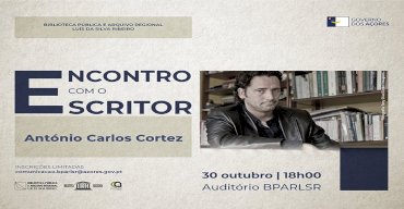 Encontro com o Escritor  António Carlos Cortez