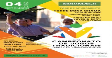 Campeonato de Jogos Tradicionais 2022 - Torre de Dona Chama