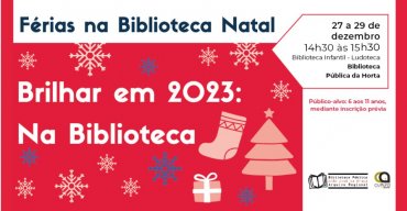 Férias na Biblioteca Natal 'Brilhar em 2023: Na Biblioteca'