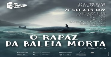 Espetáculo 'O Rapaz da Baleia Morta - Rastro de Homem' de Peter Cann com a Contigo Teatro