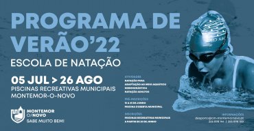 PROGRAMA DE VERÃO 2022 ESCOLA DE NATAÇÃO: PISCINAS RECREATIVAS MUNICIPAIS