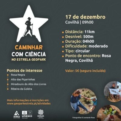 Caminhar com Ciência no Estrela Geopark