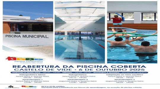 REABERTURA DA PISCINA COBERTA