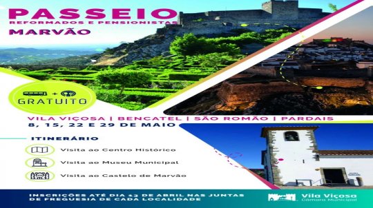 Passeio Reformados e Pensionistas – Marvão