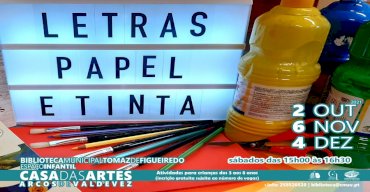 Letras, papel e tintas!