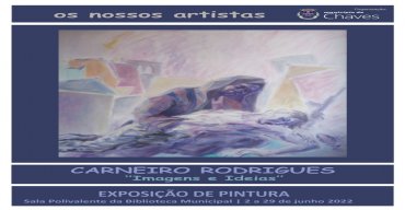 Exposição de Carneiro Rodrigues na Biblioteca Municipal