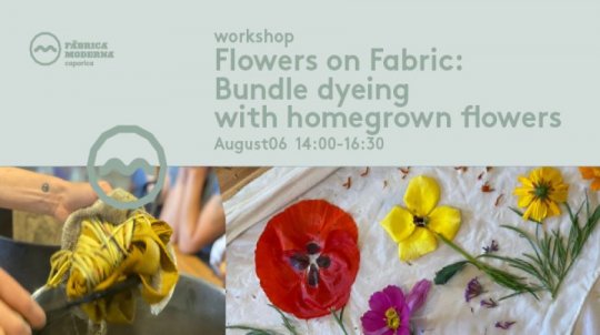 Workshop Flowers on Fabric