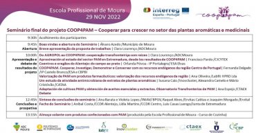 Seminario final del proyecto COOP4PAM: Cooperar para crecer en el sector de las plantas aromáticas