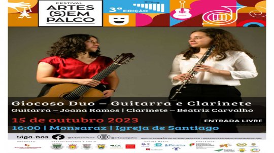 Giocoso Duo - Guitarra e Clarinete | Festival Arte(s)em Palco