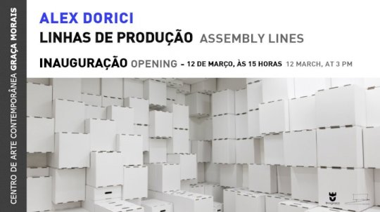 Inauguração de exposição 'Linhas de Produção', de Alex Dorici