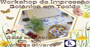 Workshop de Impressão Botânica em Tecido