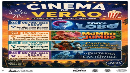 Cinema de Verão - 2026