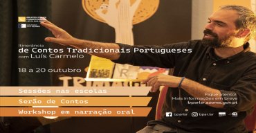 Itinerância de contos tradicionais portugueses com Luís Carmelo